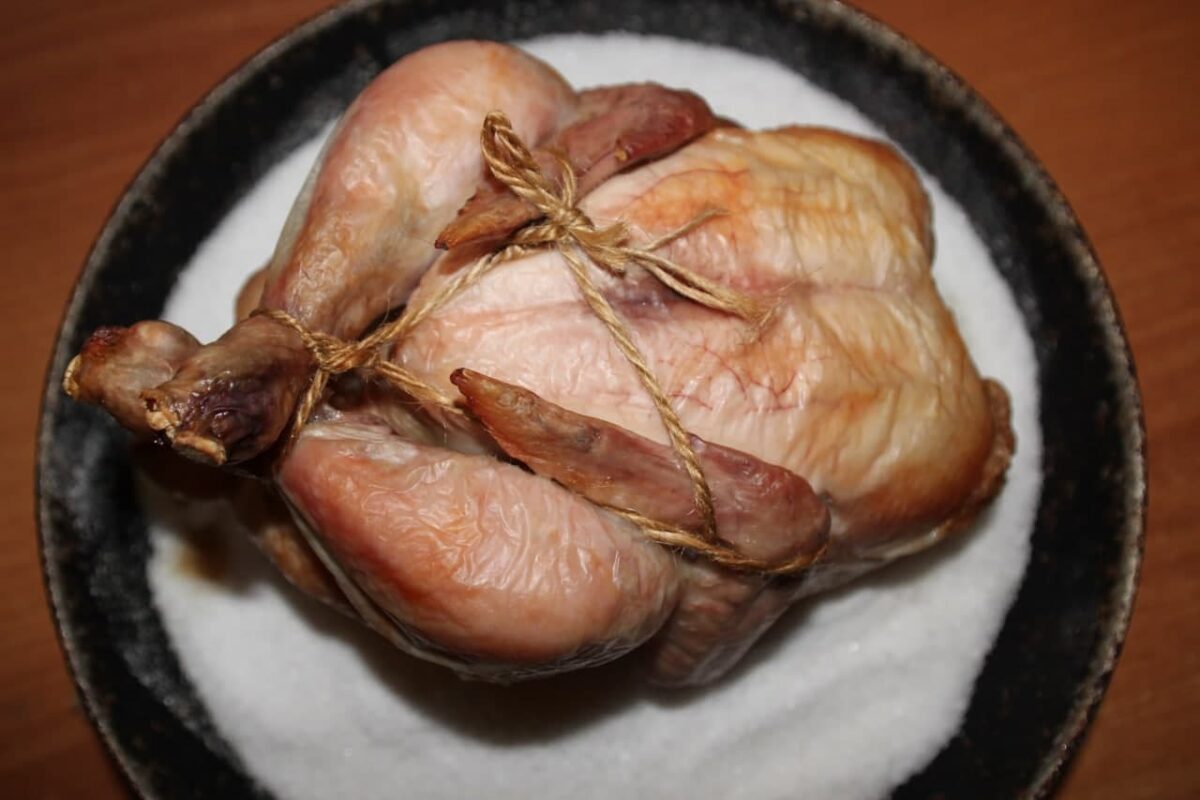 Курица на соли — Русская кухня