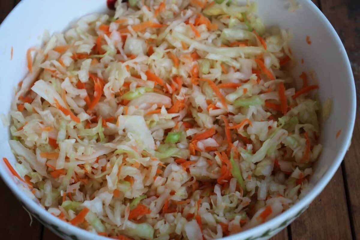 Квашеная капуста с ржаной мукой